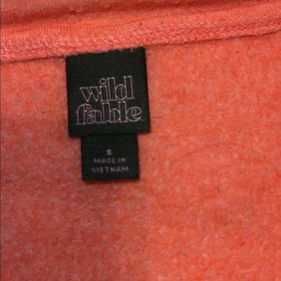 Wild Fable Pink Half-Zip Sweatshirt - Picture 2 of 4